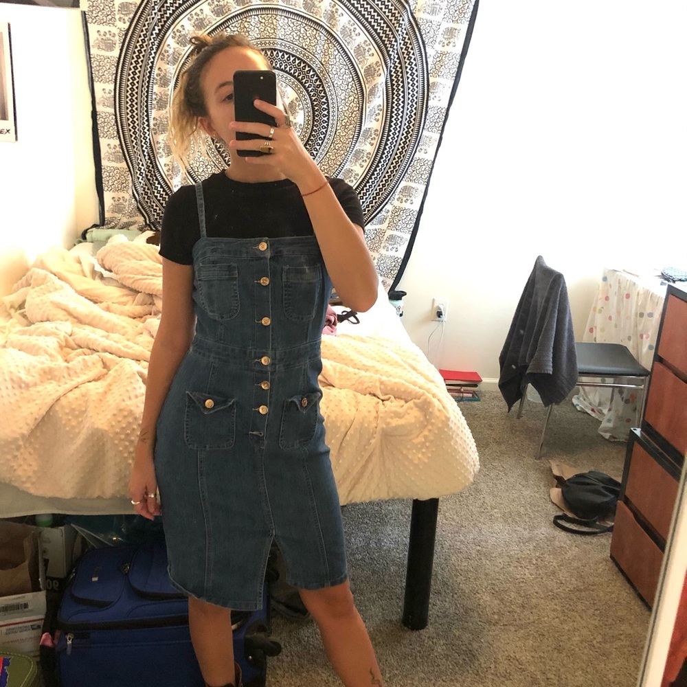 Denim dress